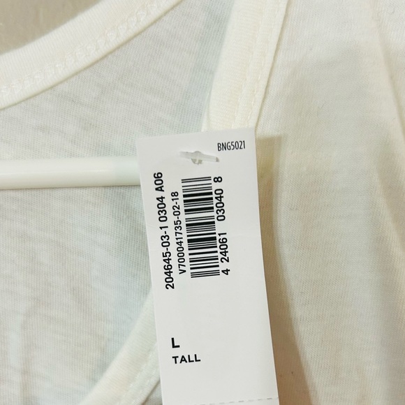 Old Navy White and Black Tank Top - Picture 3 of 4